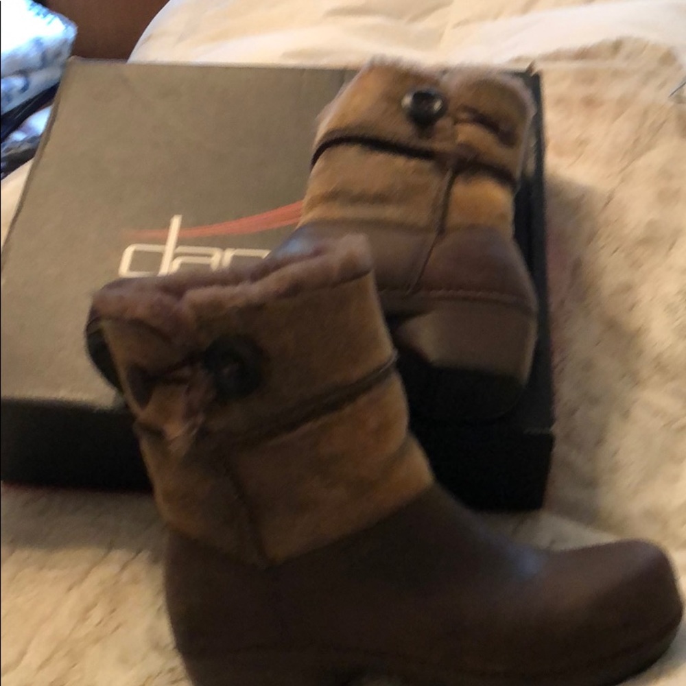 Dansko booties. Super cute!